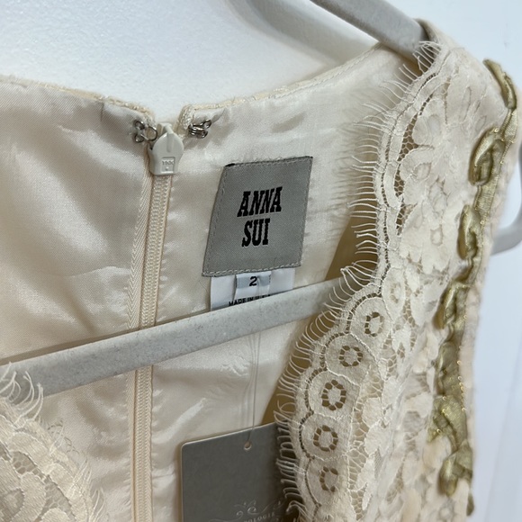 Anna Sui Lonoke Lace Dress  Size 2 - Picture 13 of 15